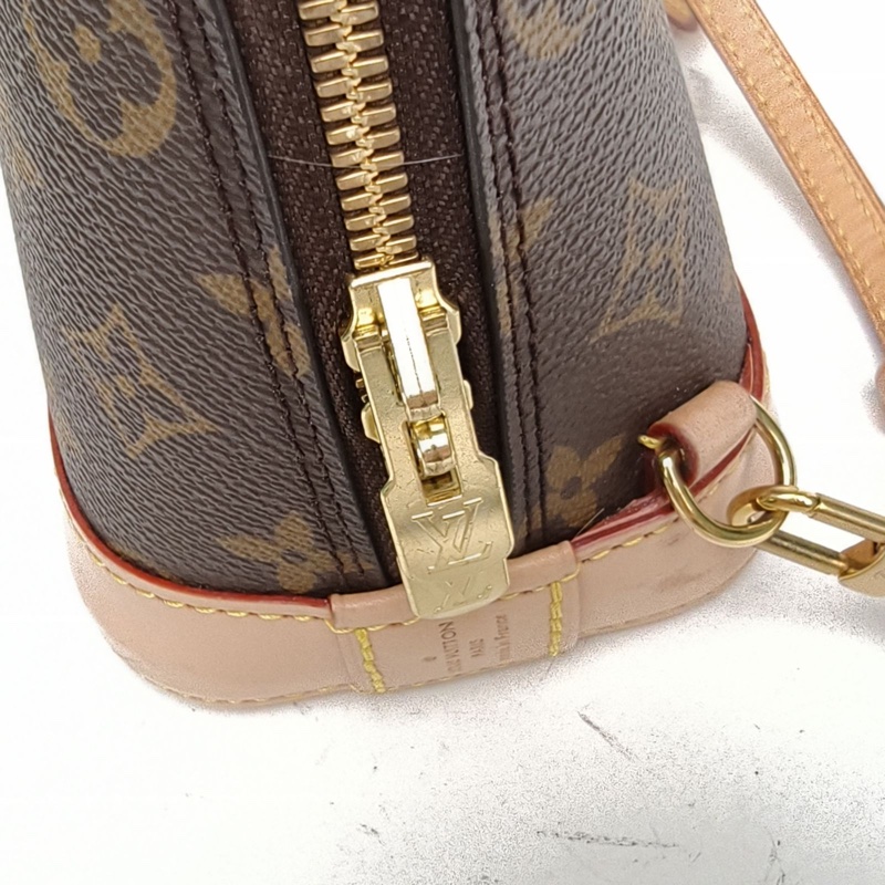 LOUIS VUITTON 老花PVC晶片Alma貝殼雙肩包-4