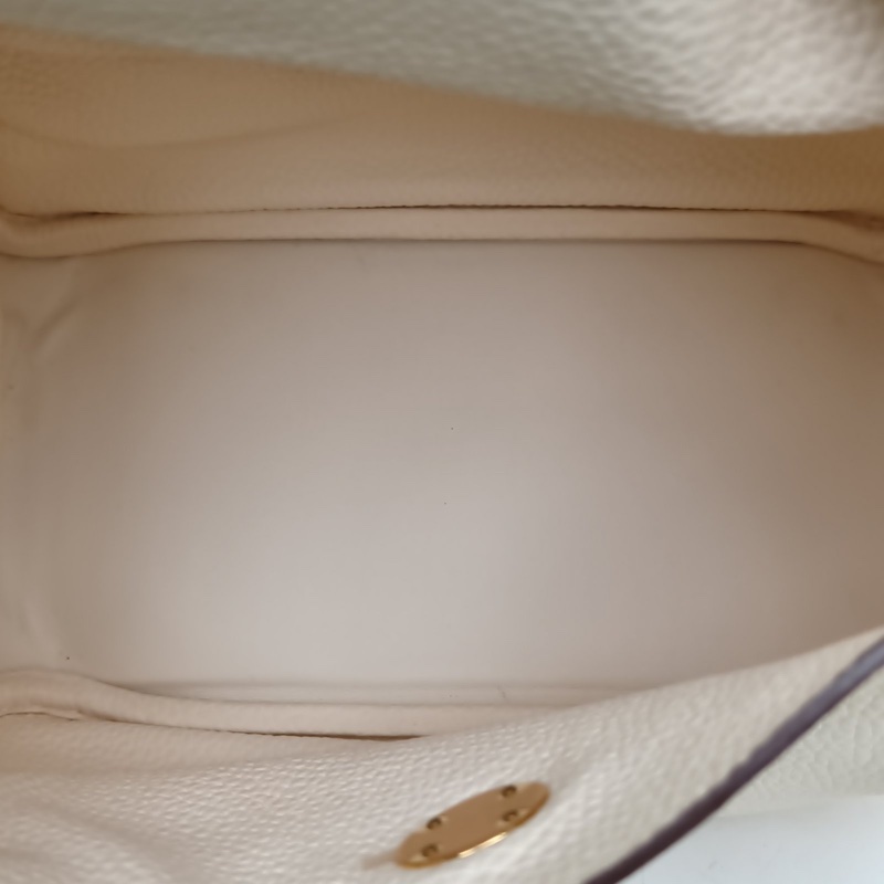 HERMES Lindy26奶油白TC皮Z刻金扣肩背包-5