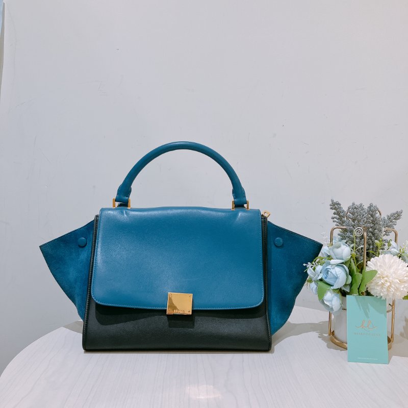 TK1959 Celine 思琳小號兩用包包Trapeze Small Bag Calfskin-0