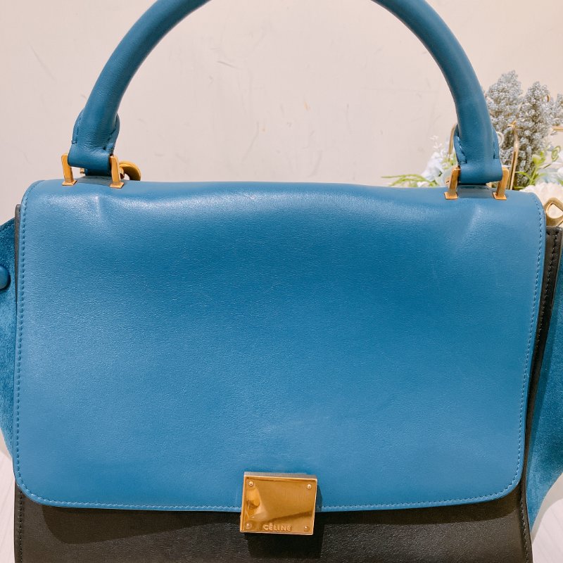 TK1959 Celine 思琳小號兩用包包Trapeze Small Bag Calfskin-12