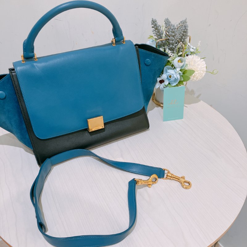 TK1959 Celine 思琳小號兩用包包Trapeze Small Bag Calfskin-26