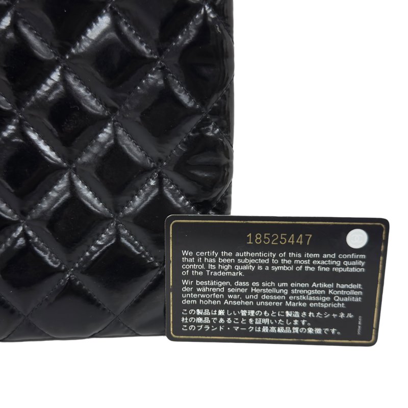 CHANEL CC 漆皮 手包-2