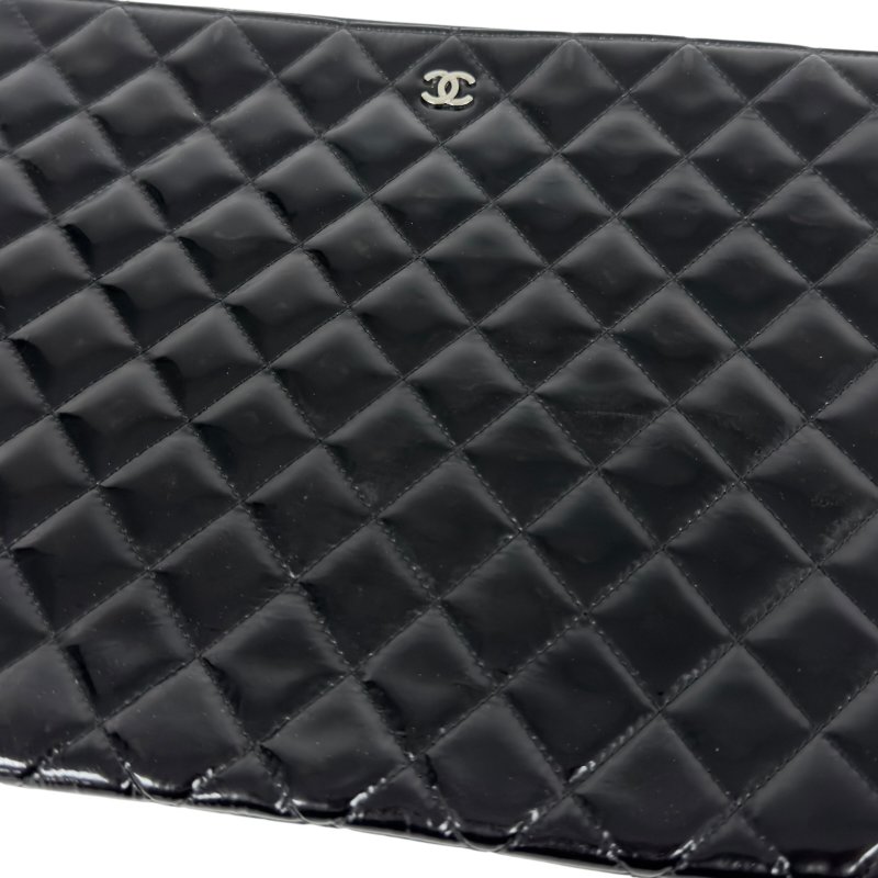 CHANEL CC 漆皮 手包-4