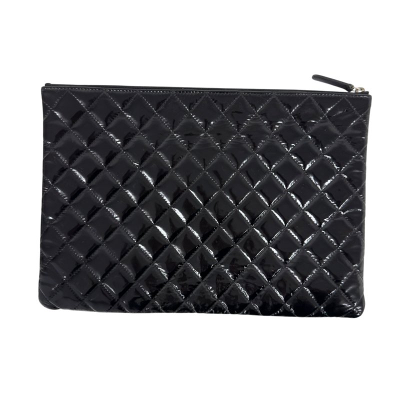 CHANEL CC 漆皮 手包-5