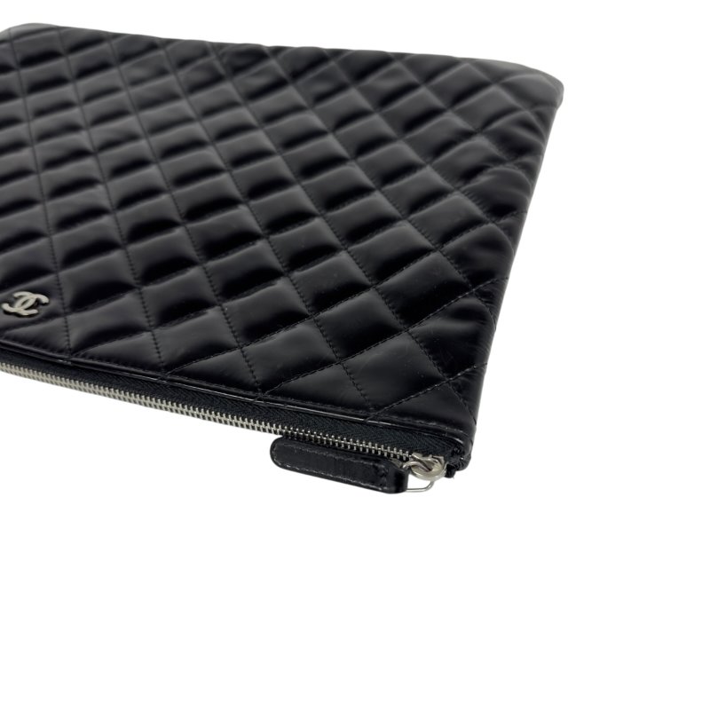 CHANEL CC 漆皮 手包-11