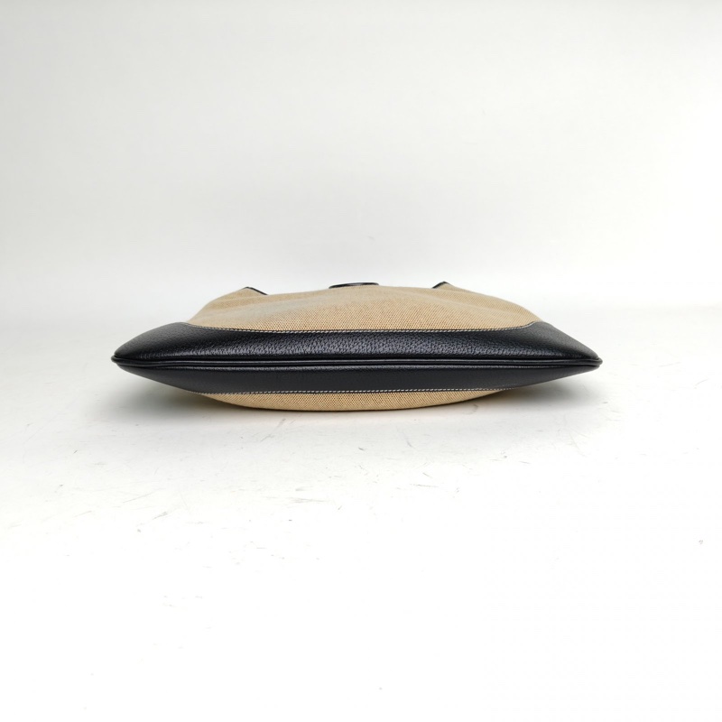 GUCCI Aphrodite新月包中號39拼色牛皮/帆布金扣肩背包-4