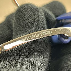 ＊奢華大道國際精品＊【BV307】BV藍色牛皮大編織皮帶 寬3.4CM 100CM-5