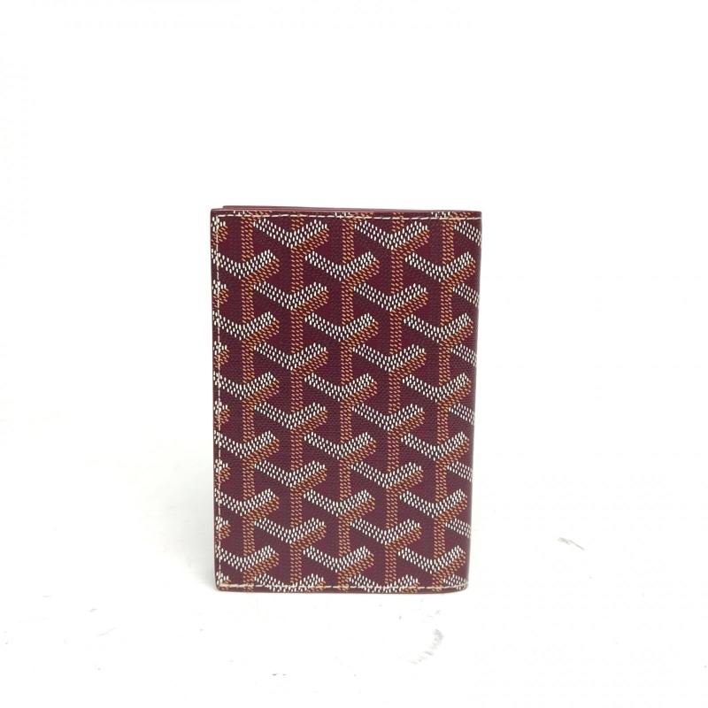 GOYARD 酒紅色PVC護照夾-2