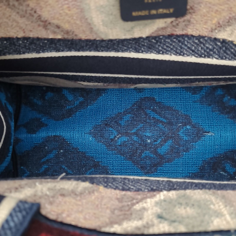 DIOR BookTote中號36拼色帆布2021手提包-4