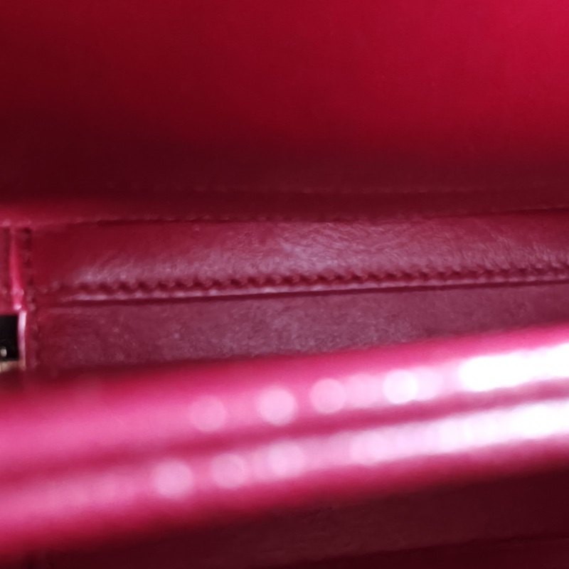 CHANEL VanityCase相機包橫版小號黑色荔枝牛皮28開金扣肩背包-4