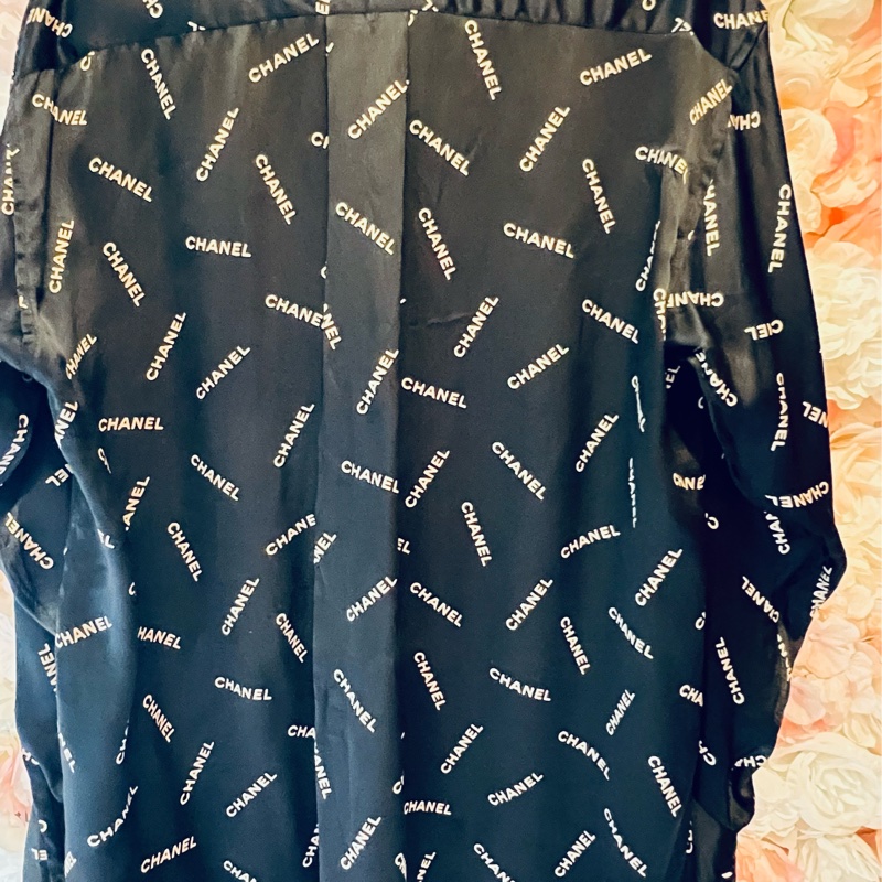 Chanel中古真絲襯衣40碼-2