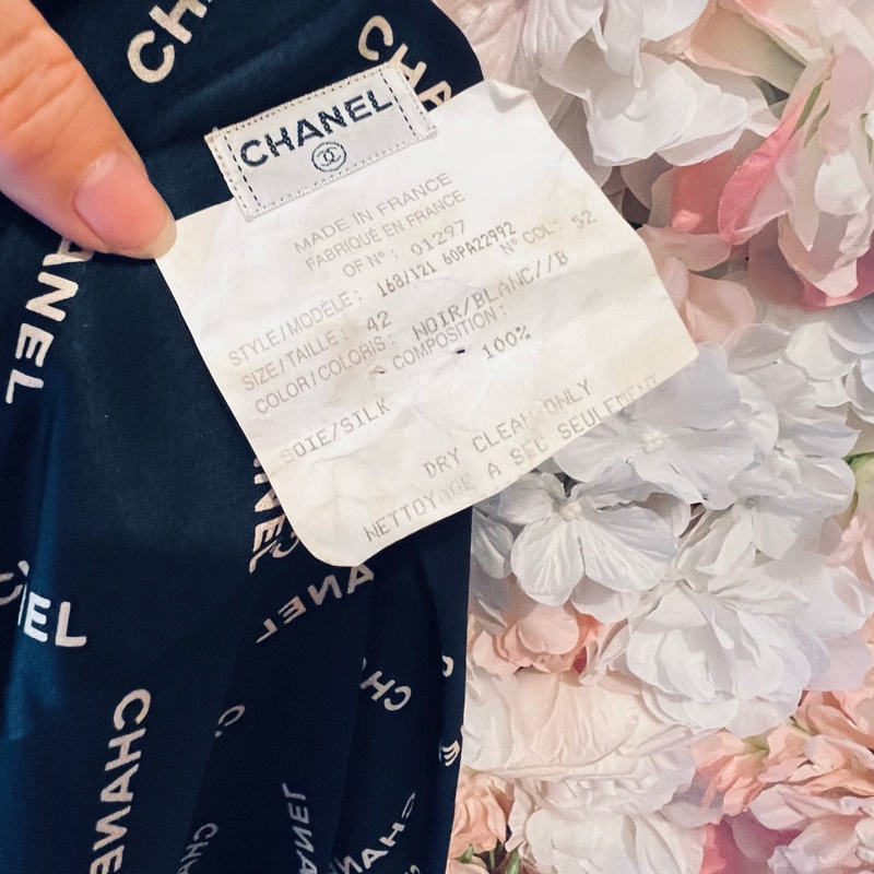 Chanel中古真絲襯衣40碼-5