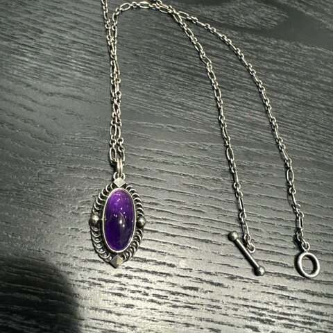 Georg Jensen喬治傑生GJ 2004 百年紀念 亞洲限定 紫水晶年度項鍊