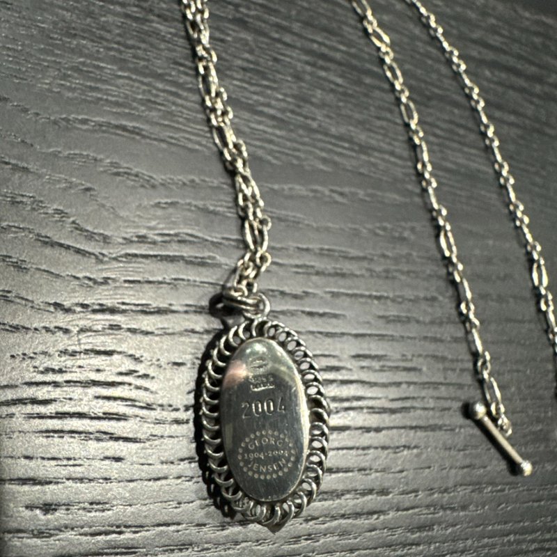 Georg Jensen喬治傑生GJ 2004 百年紀念 亞洲限定 紫水晶年度項鍊-1