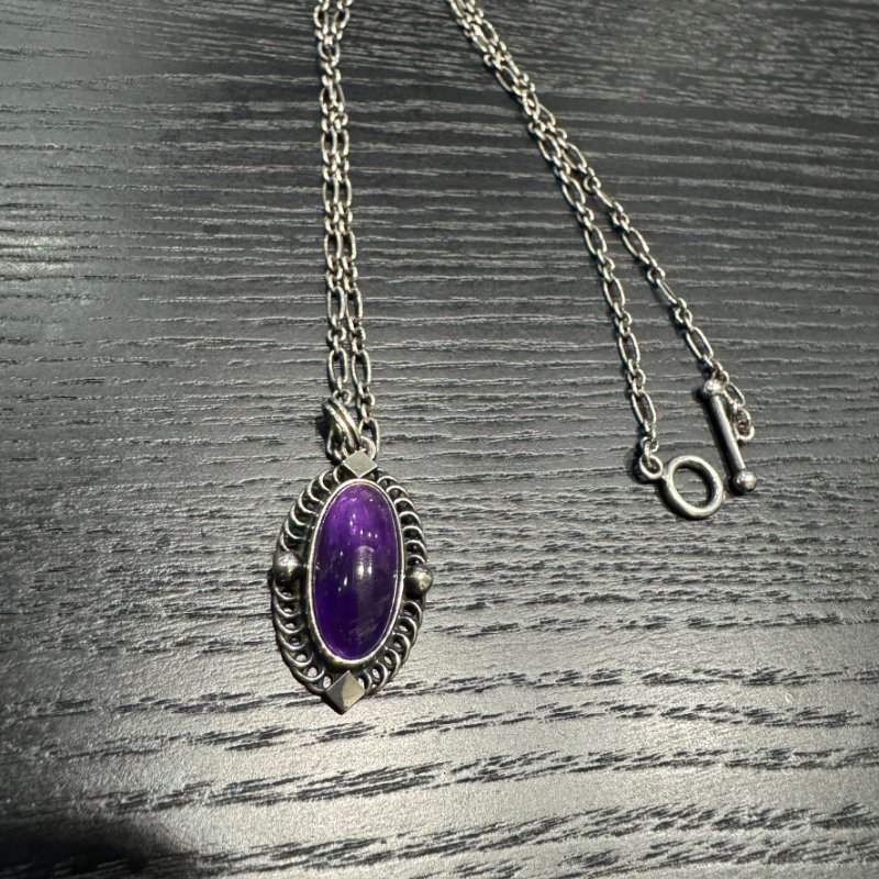 Georg Jensen喬治傑生GJ 2004 百年紀念 亞洲限定 紫水晶年度項鍊-5