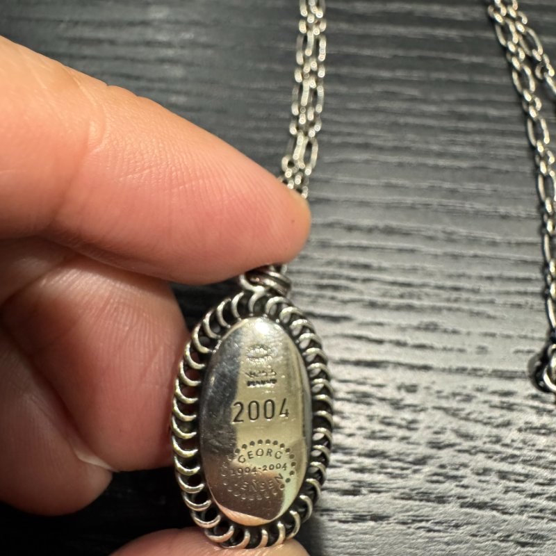 Georg Jensen喬治傑生GJ 2004 百年紀念 亞洲限定 紫水晶年度項鍊-6