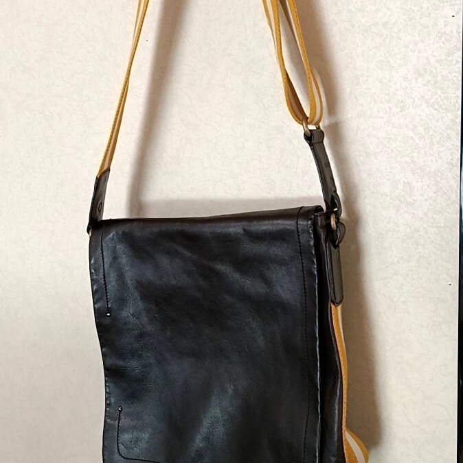 真品BALLY 巴利 純正小牛皮革 單肩包 電腦包 側背包 斜背包 公事包 書包-5