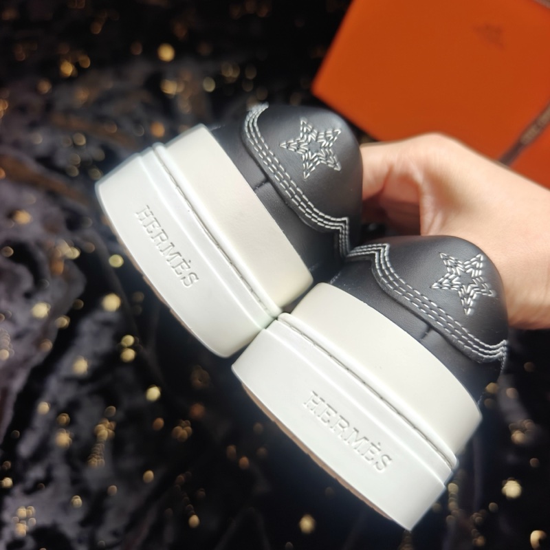 Hermes女鞋愛馬仕黑色Deep星芒刺繡板鞋 37 碼-6