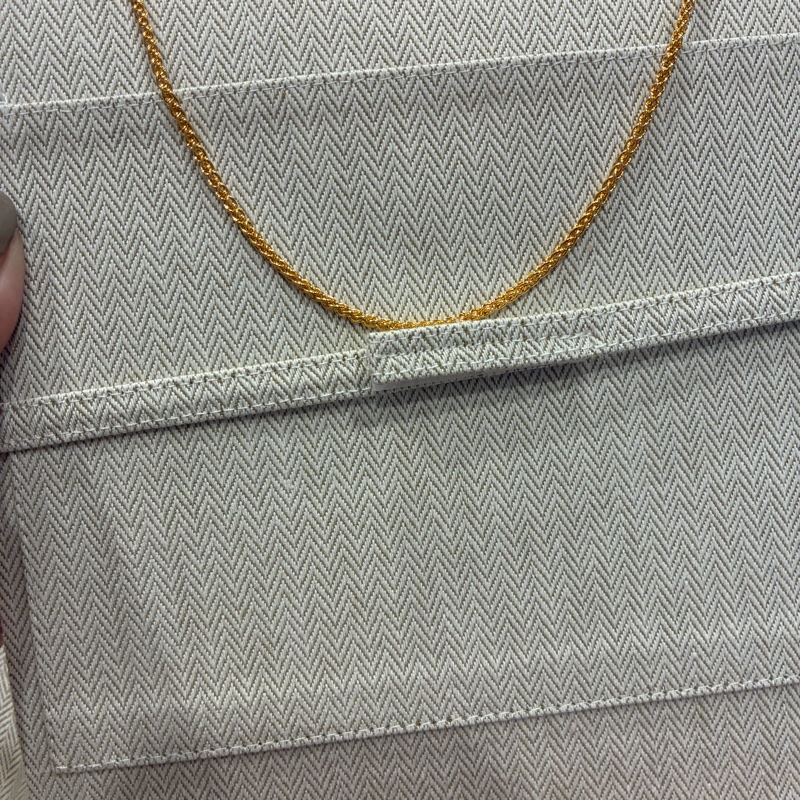 熱騰騰 新款🔥愛馬仕Hermes tonnerre馬頭🐴項鍊 白x金配色尺寸pm-3