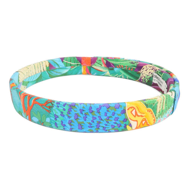 HERMES 絲質Hair Band髮帶-1