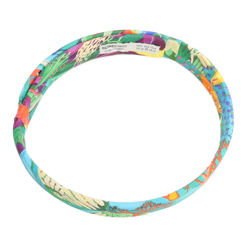 HERMES 絲質Hair Band髮帶-3