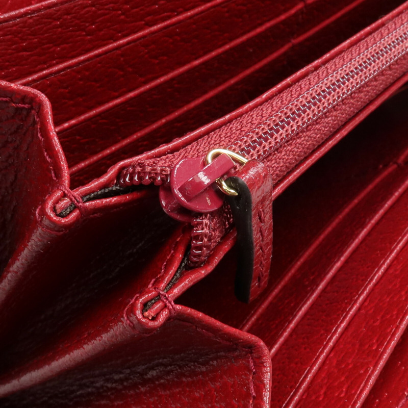 GUCCI 塗層帆布/牛皮皮革Gucci x Doraemon金扣長錢包-12