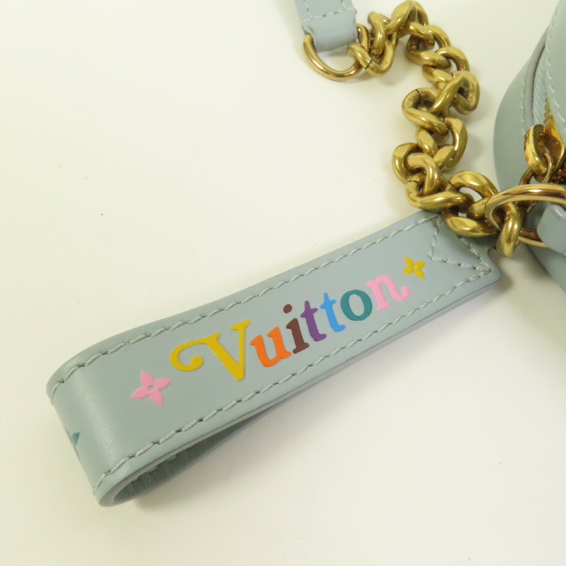 LOUIS VUITTON 牛皮皮革New Wave Camera Bag金扣鏈帶肩背袋-7