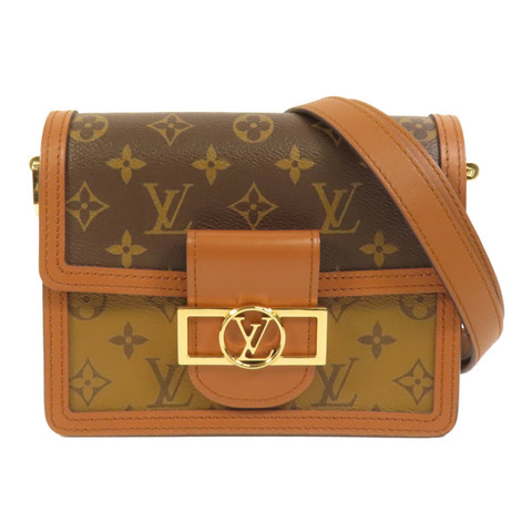 LOUIS VUITTON Monogram Reverse Mini Dauphine肩背袋