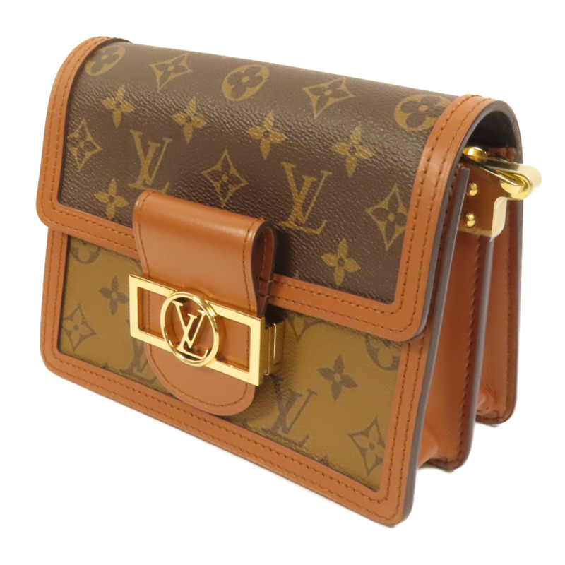 LOUIS VUITTON Monogram Reverse Mini Dauphine肩背袋-2
