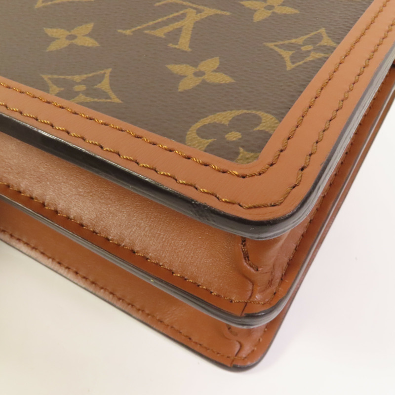 LOUIS VUITTON Monogram Reverse Mini Dauphine肩背袋-11
