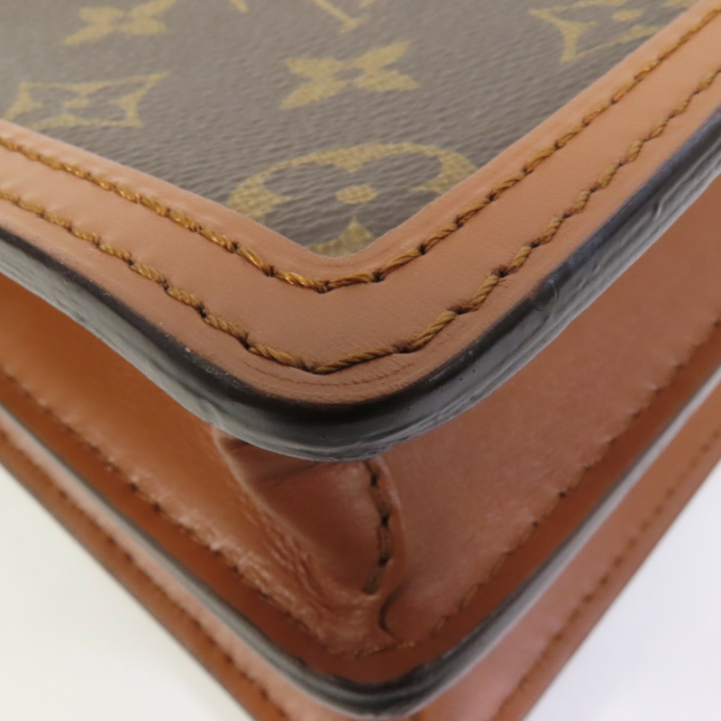 LOUIS VUITTON Monogram Reverse Mini Dauphine肩背袋-12