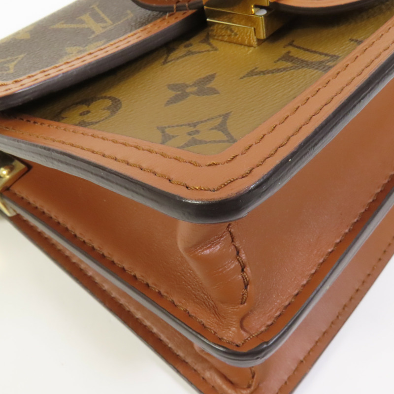 LOUIS VUITTON Monogram Reverse Mini Dauphine肩背袋-13