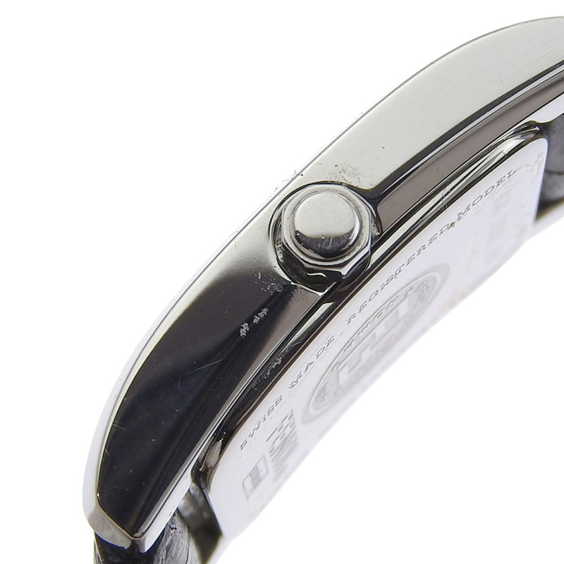 Fendi Olologi 7000L 不鏽鋼 x 皮革石英模擬腕錶，白色錶盤 - 女士款-5