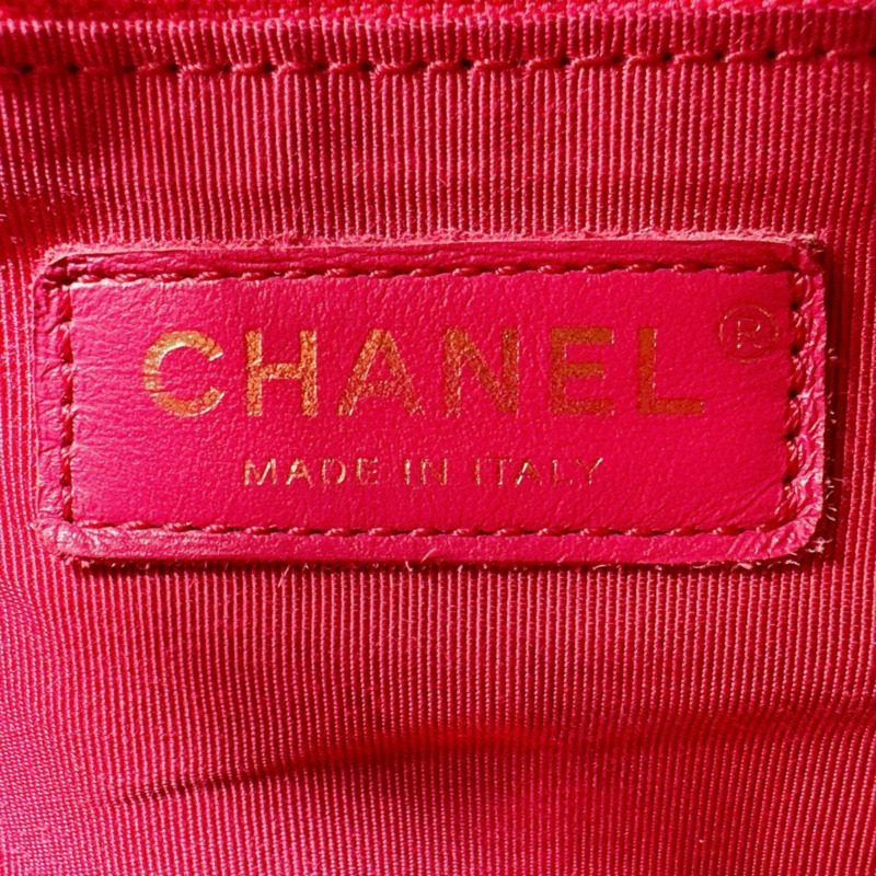 香奈兒鏈單背包，絎縫，霧面魚子醬紋皮革，AS1977，海軍藍-19