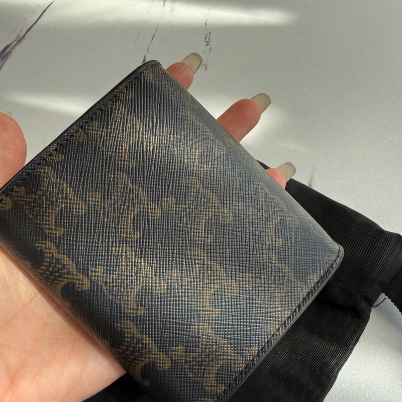 賽琳三折短夾🖤❤️🤍好看-2