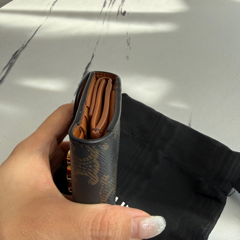 賽琳三折短夾🖤❤️🤍好看-5