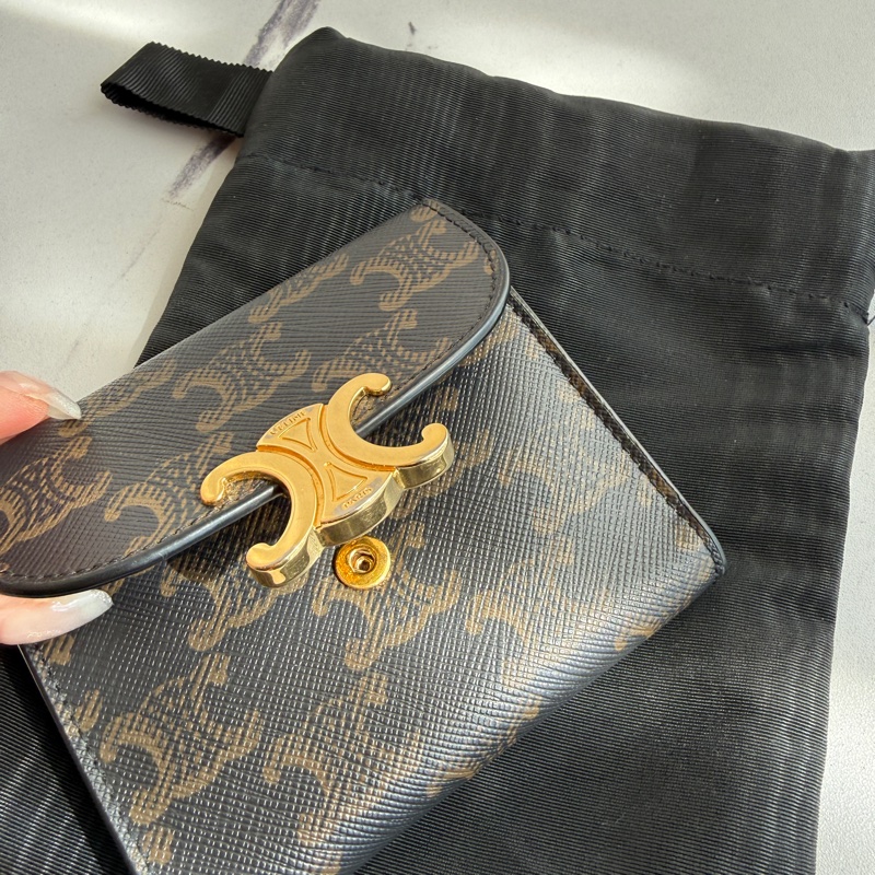 賽琳三折短夾🖤❤️🤍好看-6