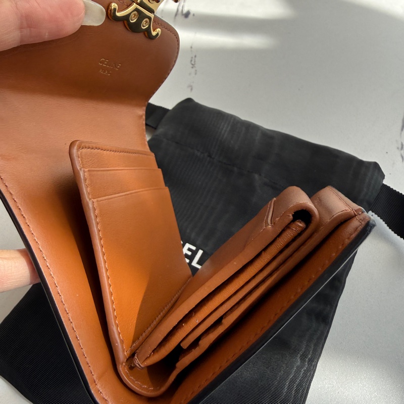 賽琳三折短夾🖤❤️🤍好看-9