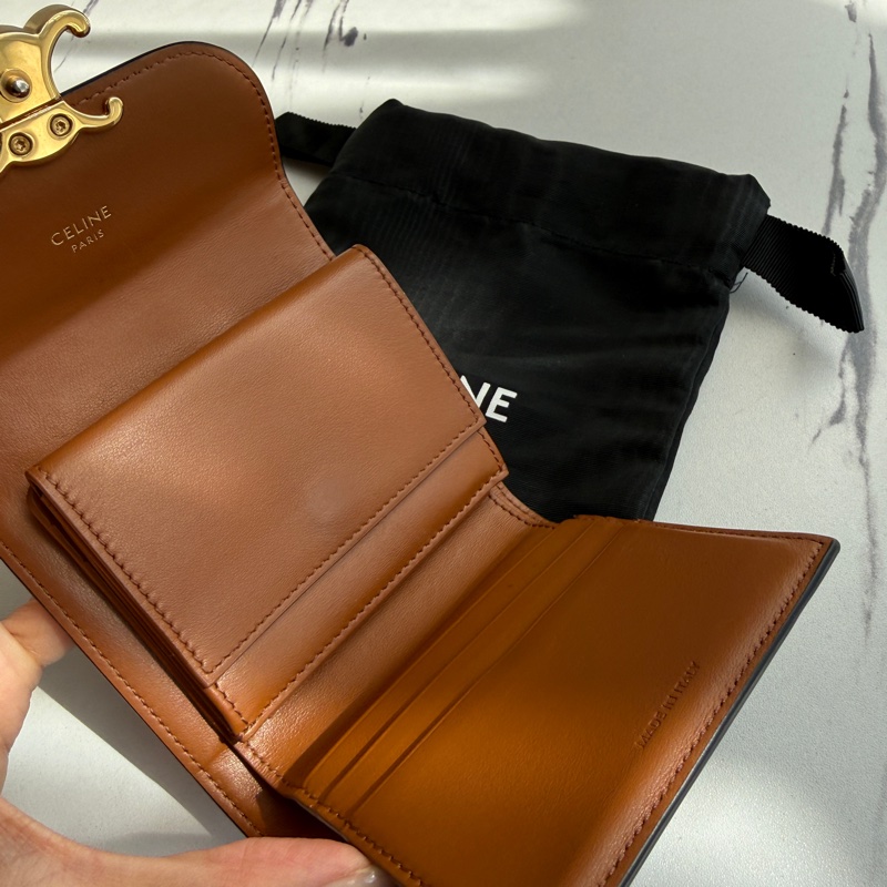 賽琳三折短夾🖤❤️🤍好看-10