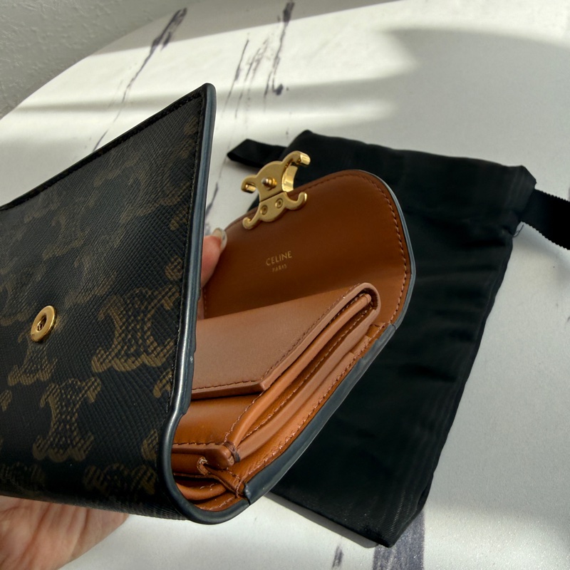 賽琳三折短夾🖤❤️🤍好看-13