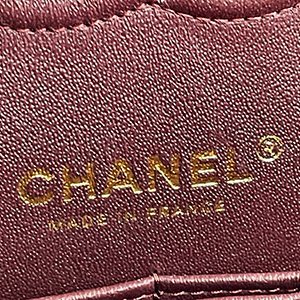 ＊奢華大道國際精品＊【CH0731】CHANEL黑色荔枝紋牛皮 COCO 11.12金釦 25CM 兩用包 A01112-10