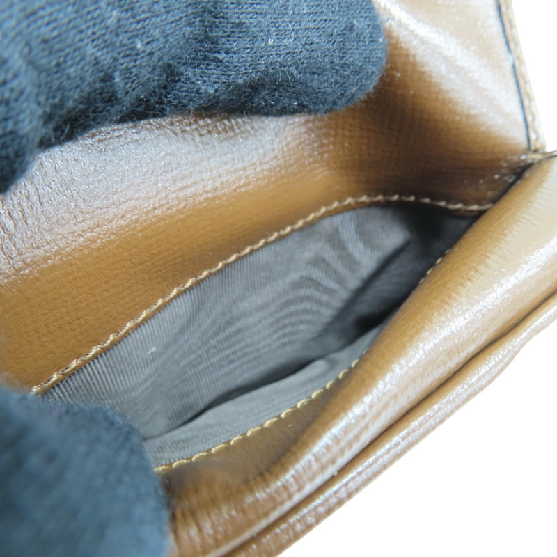 棕色帆布 馬銜扣 1955 扣式 短夾 726846【GUCCI 古馳】 726846-6