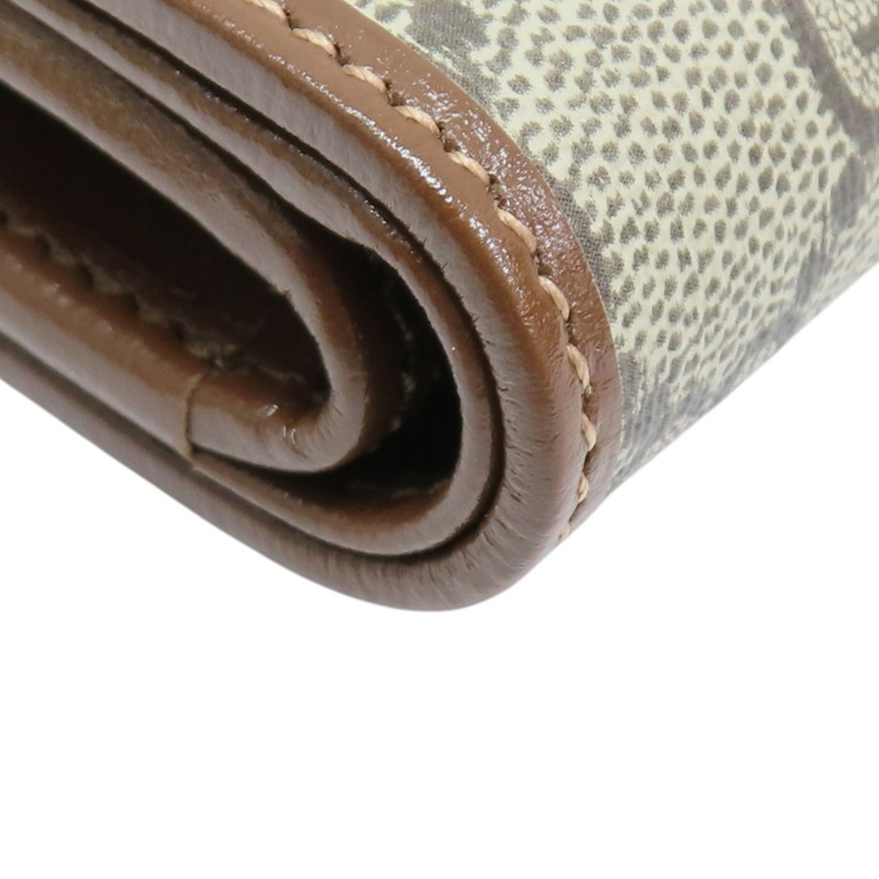 棕色帆布 馬銜扣 1955 扣式 短夾 726846【GUCCI 古馳】 726846-11