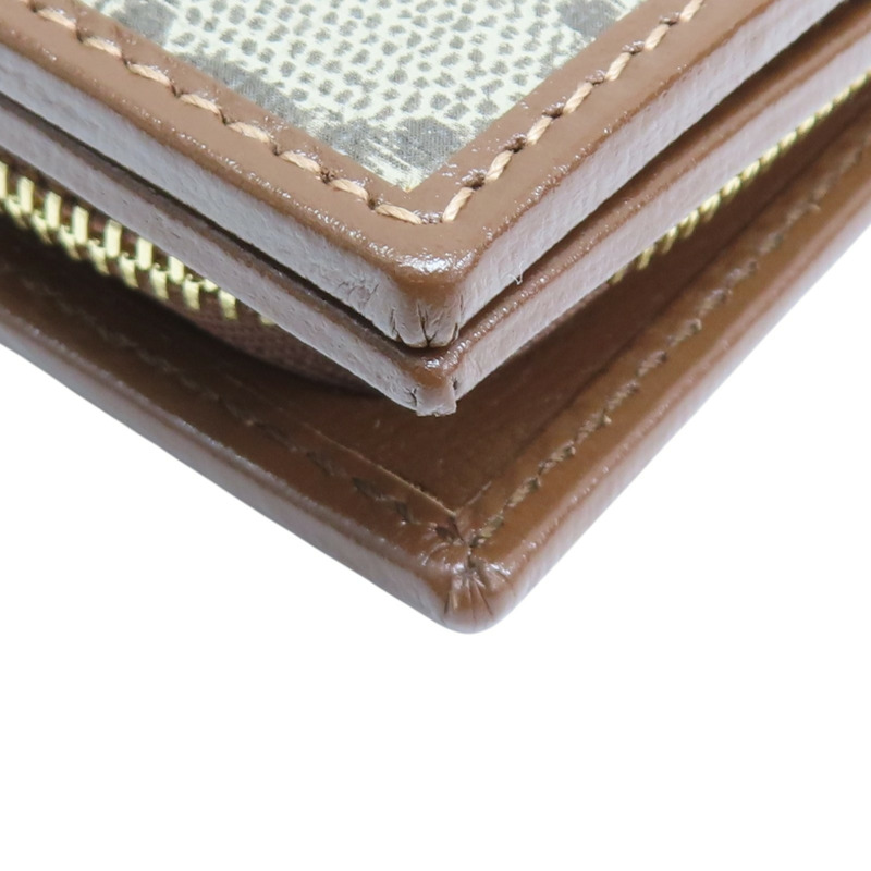 棕色帆布 馬銜扣 1955 扣式 短夾 726846【GUCCI 古馳】 726846-13