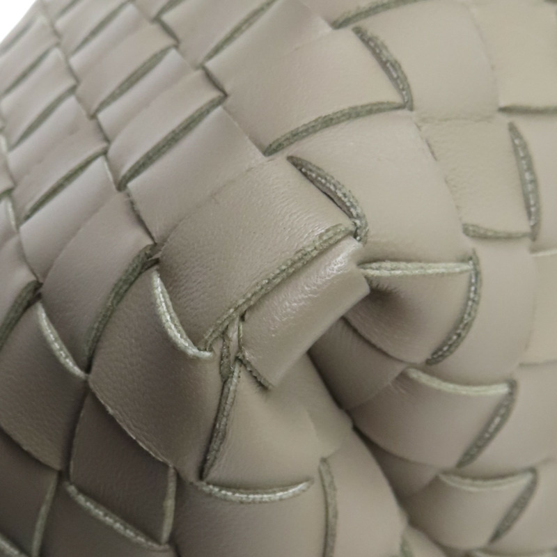 灰色 編織羊皮 Small Parachute Chain 手提包 817175【BOTTEGA VENETA 寶緹嘉】 817175-8