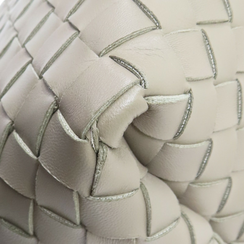 灰色 編織羊皮 Small Parachute Chain 手提包 817175【BOTTEGA VENETA 寶緹嘉】 817175-10