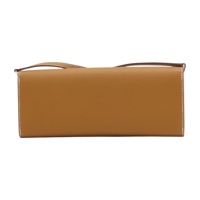 焦糖色 Epsom牛皮 Chaine d'Ancre To Go 肩背包 銀扣 B刻【HERMES 愛馬仕】 H084021CK-1