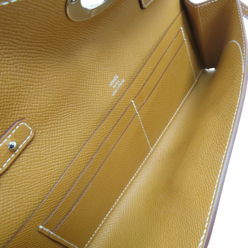 焦糖色 Epsom牛皮 Chaine d'Ancre To Go 肩背包 銀扣 B刻【HERMES 愛馬仕】 H084021CK-4