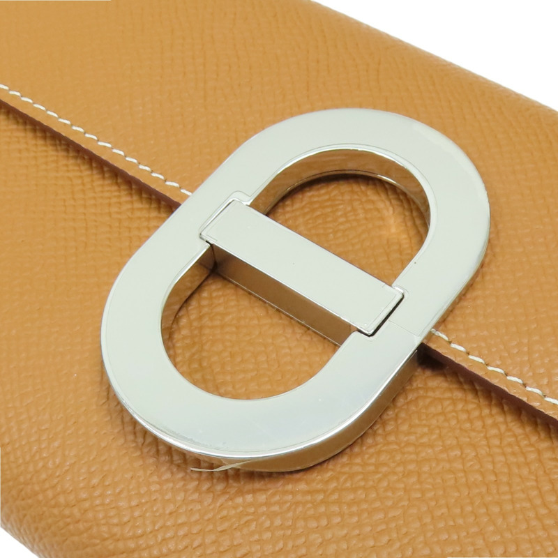 焦糖色 Epsom牛皮 Chaine d'Ancre To Go 肩背包 銀扣 B刻【HERMES 愛馬仕】 H084021CK-9