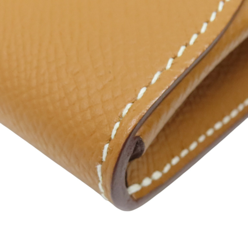 焦糖色 Epsom牛皮 Chaine d'Ancre To Go 肩背包 銀扣 B刻【HERMES 愛馬仕】 H084021CK-12